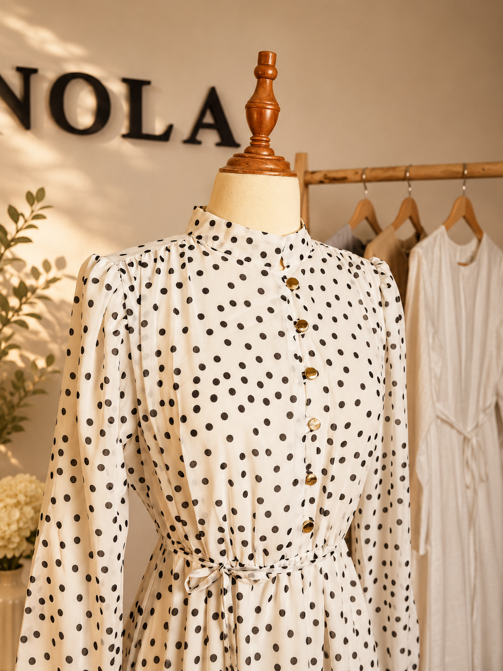 polka dot dress