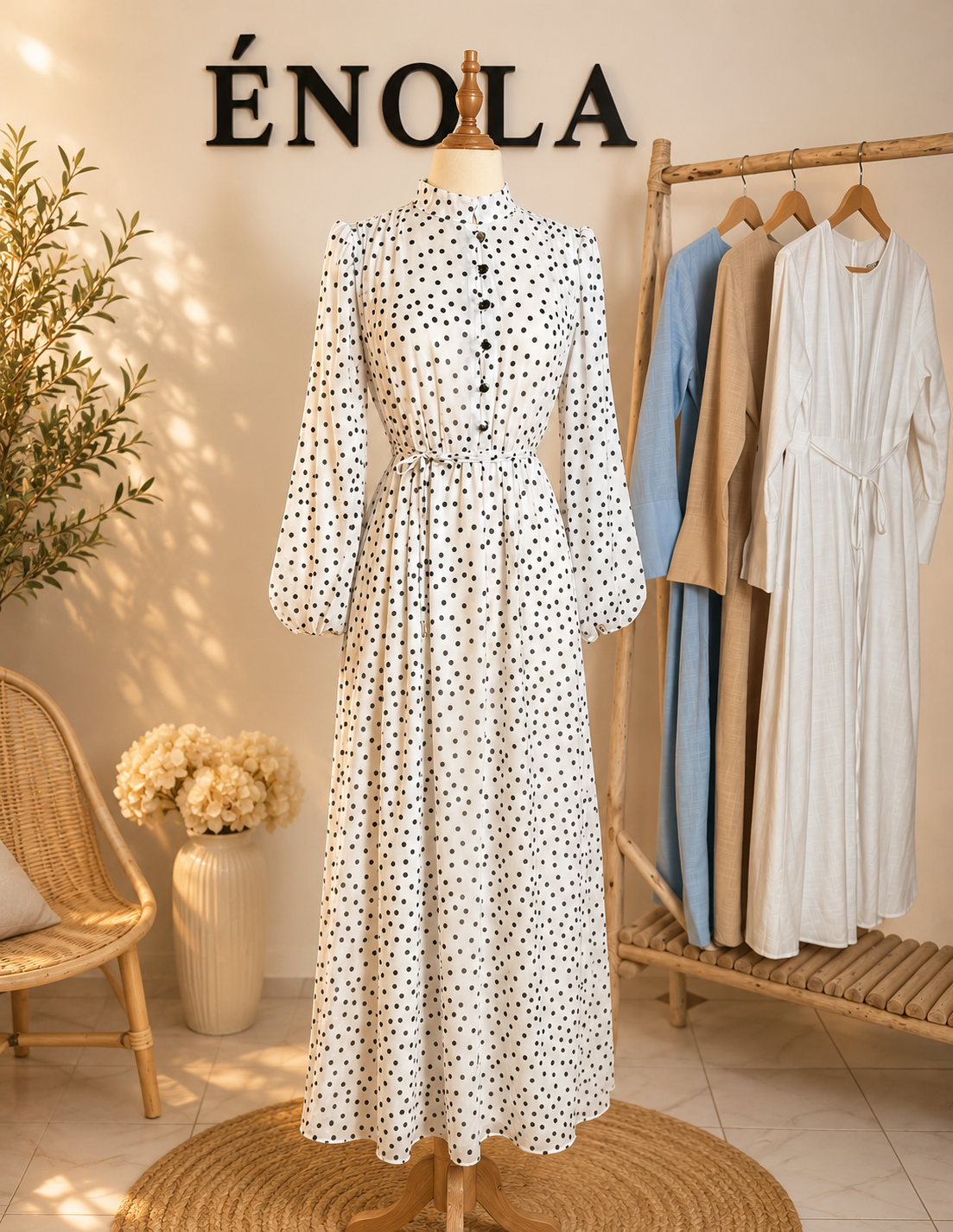 polka dot dress