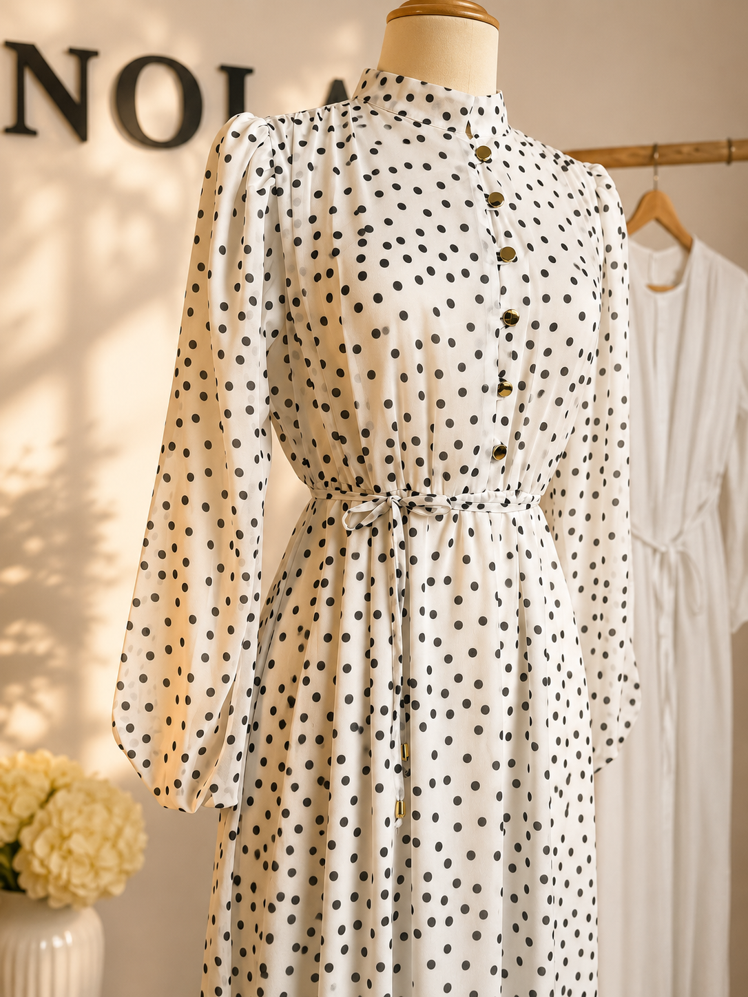 polka dot dress